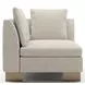Altura Oatmeal 2 Piece Modular L Sectional with RAF Loveseat