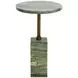 Zuri Sage Round Concrete Top Outdoor End Table
