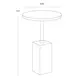 Zuri Sage Round Concrete Top Outdoor End Table