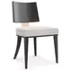 Champagne Gray Upholstered Side Chair Set of 2
