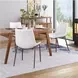 Magnus White And Walnut Dining Chair Set Of 2