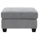 Baldwin Dalton Graphite Upholstered Rectangular Ottoman