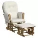 Kennedy Rocker Vanilla Upholstered Rocker