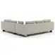 Altura Oatmeal 2 Piece Modular L Sectional with RAF Loveseat