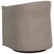 Aria Meg Taupe and Ivanhoe Mineral Upholstered Swivel Lounge Chair