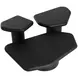 Della Black Free Form Large Concrete Top Outdoor Cocktail Table