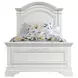 Olivia Brushed White Twin Panel Bed