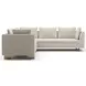 Altura Oatmeal 2 Piece Modular L Sectional with Pillows