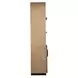 Tristan Swiss Coffee 2 Door Display Cabinet with LED