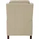 Nixon Barone Parchment Leather Push Thru The Arms Recliner