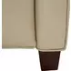 Nixon Barone Parchment Leather Push Thru The Arms Recliner