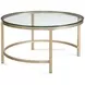Anderson Antique Gold Round Occasional Table Set