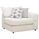 Contour Natural Off White 5 Piece Modular LAF Sectional with Pillows