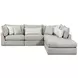 Durango Moose Beige 5 Piece Modular Sectional with Pillows