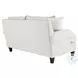 Hogan Cotton Off White Performance Fabric Track Arm Living Room Set