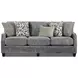Scarborough Steel Blue 87" Sofa