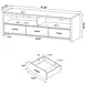 Alton Black Oak 62" TV Console 