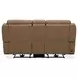 Worthington York Sand Leather 79" Zero Gravity Power Reclining Loveseat with Console and USB Charging