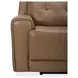 Worthington York Sand Leather 79" Zero Gravity Power Reclining Loveseat with Console and USB Charging