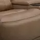 Worthington York Sand Leather 79" Zero Gravity Power Reclining Loveseat with Console and USB Charging
