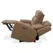 Worthington York Sand Leather 87" Zero Gravity Power Reclining Sofa with USB Charging