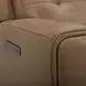 Worthington York Sand Leather 87" Zero Gravity Power Reclining Sofa with USB Charging