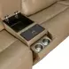 Worthington York Sand Leather 6 Piece Modular Power Reclining Sectional with USB Charging