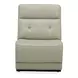 Carrington Baja Stone Leather 6 Piece Modular Zero Gravity Triple Power Reclining Sectional with Console and USB Charging