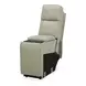 Carrington Baja Stone Leather 6 Piece Modular Zero Gravity Triple Power Reclining Sectional with Console and USB Charging