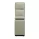Carrington Baja Stone Leather 6 Piece Modular Zero Gravity Triple Power Reclining Sectional with Console and USB Charging
