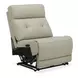 Carrington Baja Stone Leather 6 Piece Modular Zero Gravity Triple Power Reclining Sectional with Console and USB Charging