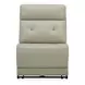 Carrington Baja Stone Leather 6 Piece Modular Zero Gravity Triple Power Reclining Sectional with Console and USB Charging