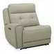 Carrington Baja Stone Leather 6 Piece Modular Zero Gravity Triple Power Reclining Sectional with Console and USB Charging