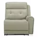 Carrington Baja Stone Leather 6 Piece Modular Zero Gravity Triple Power Reclining Sectional with Console and USB Charging
