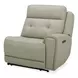 Carrington Baja Stone Leather 6 Piece Modular Zero Gravity Triple Power Reclining Sectional with Console and USB Charging