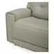 Carrington Baja Stone Leather 6 Piece Modular Zero Gravity Triple Power Reclining Sectional with Console and USB Charging