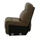 Cooper Camel Leather 6 Piece Modular Zero Gravity Triple Power Reclining Sectional with Console and USB Charging