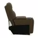 Cooper Camel Leather 6 Piece Modular Zero Gravity Triple Power Reclining Sectional with Console and USB Charging