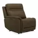 Cooper Camel Leather 6 Piece Modular Zero Gravity Triple Power Reclining Sectional with Console and USB Charging