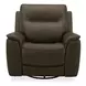 Collins York Chestnut Leather Zero Gravity Triple Power Reclining Living Room Set