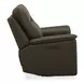 Collins York Chestnut Leather Zero Gravity Triple Power Reclining Living Room Set