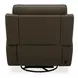 Collins York Chestnut Leather Triple Power Swivel Glider Recliner with USB Charging