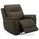 Collins York Chestnut Leather Zero Gravity Triple Power Reclining Living Room Set