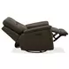 Collins York Chestnut Leather Triple Power Swivel Glider Recliner with USB Charging