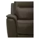 Collins York Chestnut Leather 80" Zero Gravity Triple Power Reclining Loveseat with Console and USB Charging