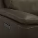 Collins York Chestnut Leather 89" Zero Gravity Triple Power Reclining Sofa with USB Charging