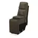 Collins York Chestnut Leather Modular Zero Gravity Triple Power Reclining Sectional with Console and USB Charging