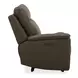 Collins York Chestnut Leather Modular Zero Gravity Triple Power Reclining Sectional with Console and USB Charging