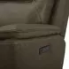Collins York Chestnut Leather Modular Zero Gravity Triple Power Reclining Sectional with Console and USB Charging