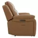 Callihan York Butternut Leather 81" Power Reclining Loveseat with Console and USB Charging
